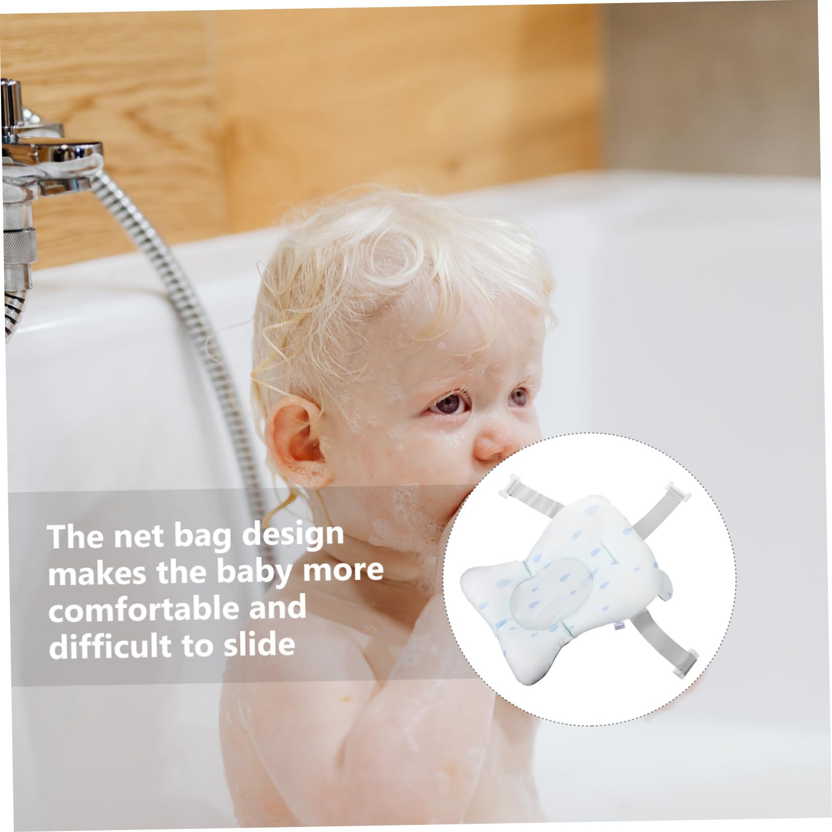 Cojín para Bebés Almohadilla Flotante Soporte para Bañera De Recién Nacidos Cómodo y Antideslizante para Baños y Divertidos