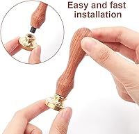 Vista 7 de PH PandaHall Sello de cera de cruz de Pascua, sello de sellado cruzado vintage, sellos de cera retro para adornos de boda, invitaciones de fiesta