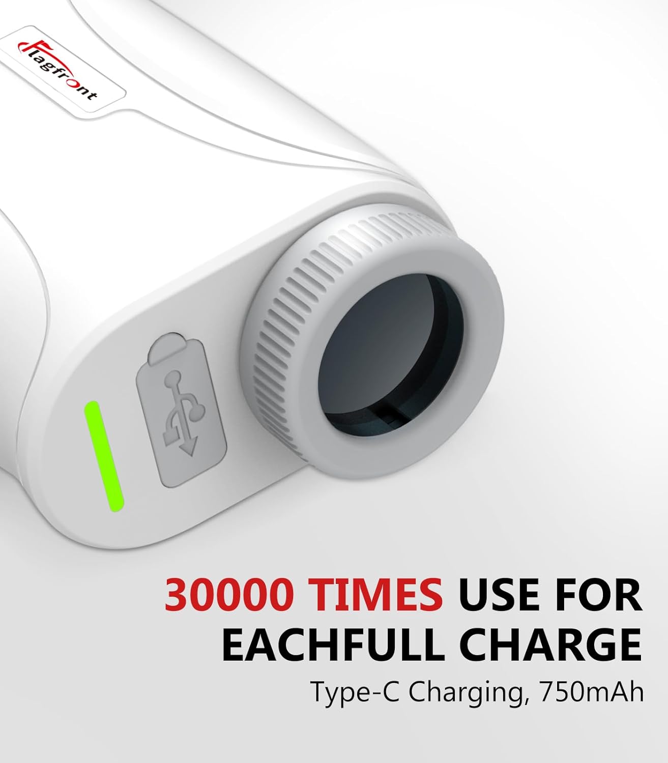 Golf Rangefinder with Slope, 1000 Yards Range Finder Golf, 6X Magnification, Flag Locking Vibration, Rechargeable Laser Range Finder - Image 7