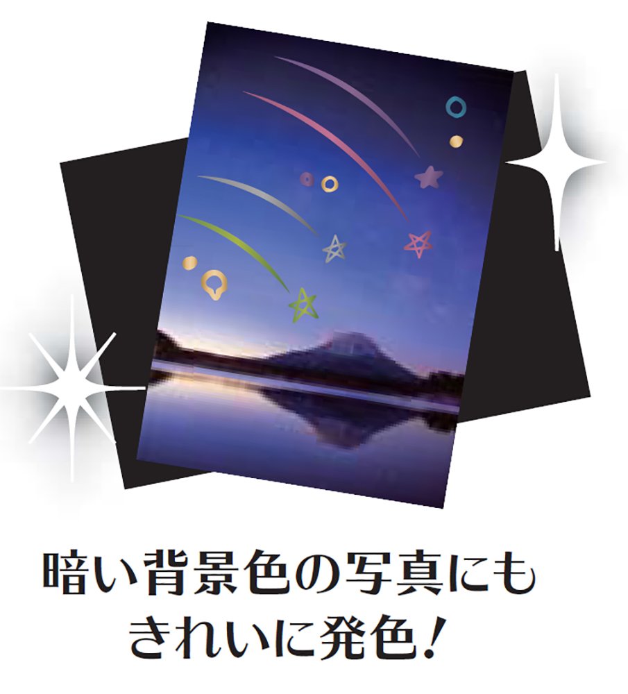 ナカバヤシ デコルーレペン メタリック 写真デコレーション用