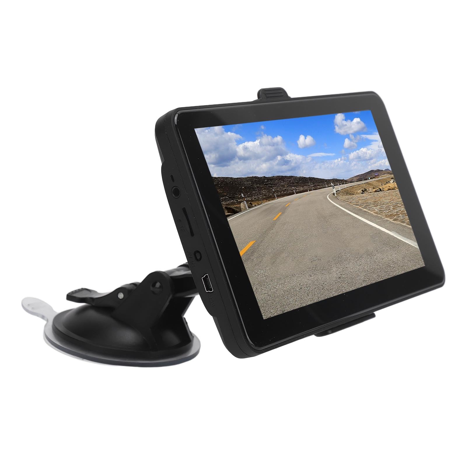 Tbest Navigatore GPS Touchscreen da 7 Pollici di Navigazione GPS Portatile con Guida Vocale per Camion Autobus per Auto Schermo Capacitivo con Risoluzione HD da 256 MB 16 GB