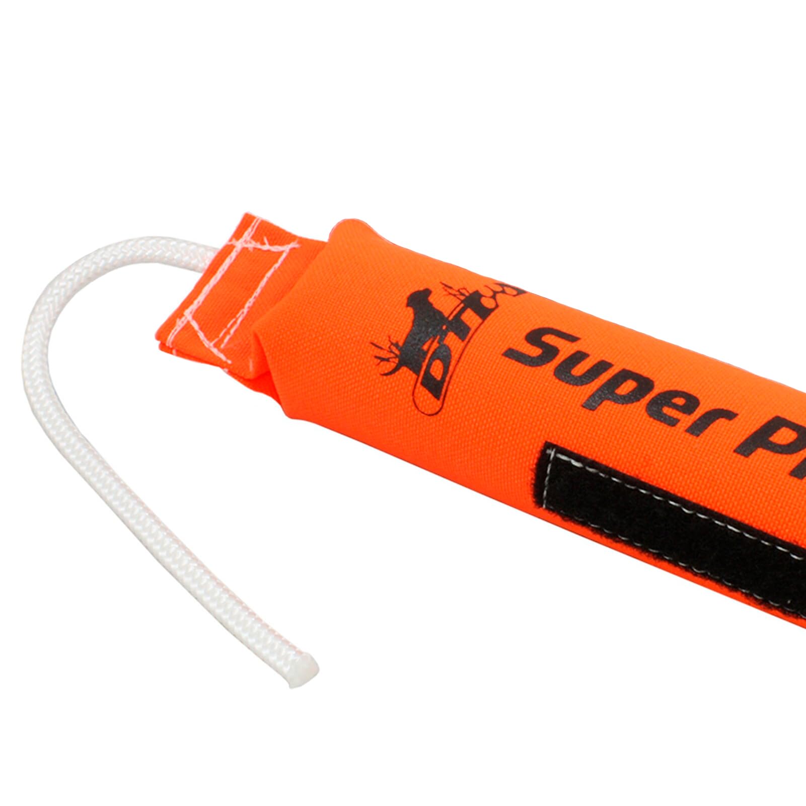 DT Systems Super Pro Launcher Dummy Hand Held Dog Training Kit White And Orange 897786529609