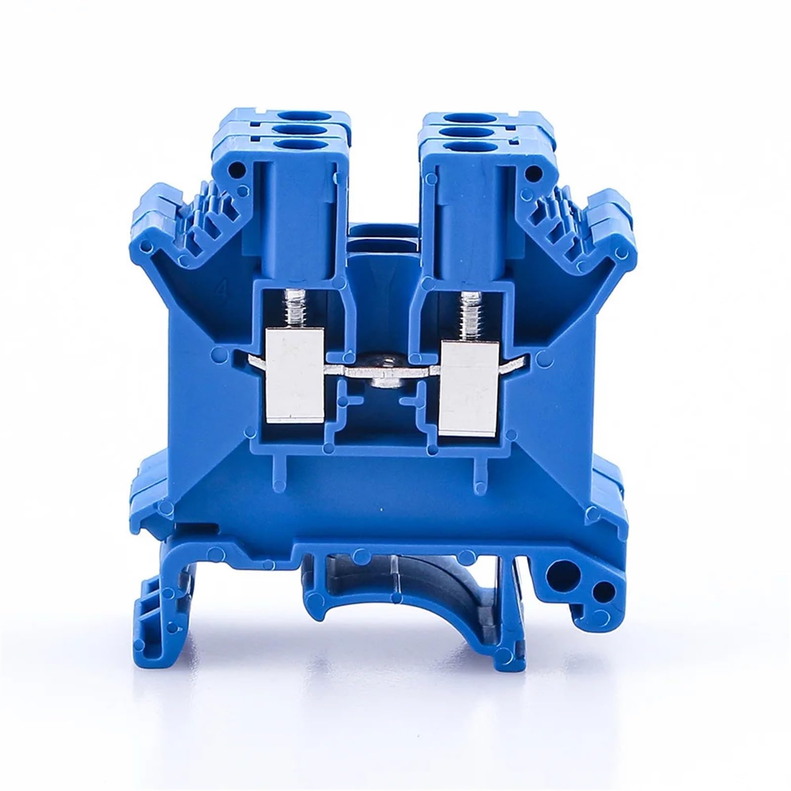 100pcs Din Rail Terminal Block Universal Conductor UK-3N Screw Connection Electrical Wiring Terminal Strip Block Connector UK3N(Green)