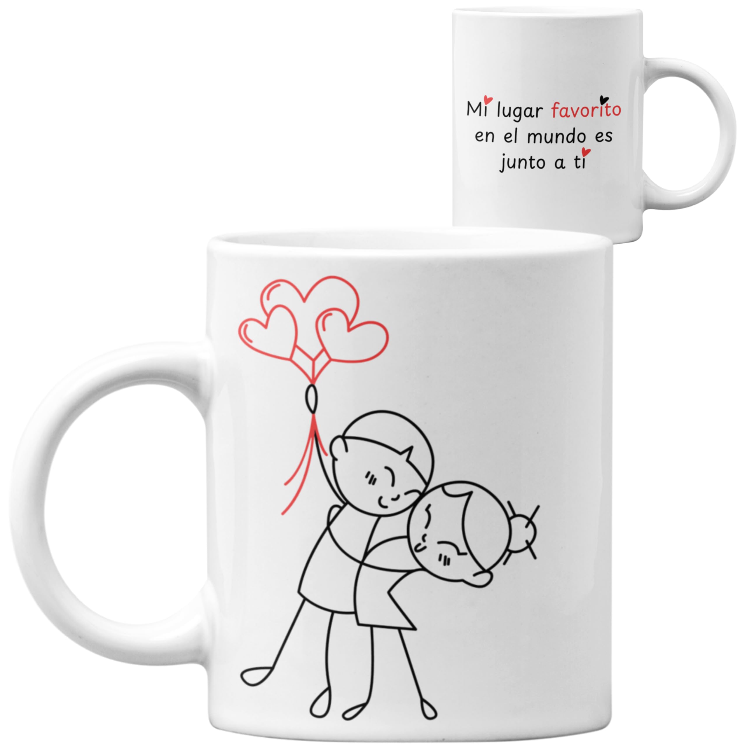 Quodelo Regalos originales para parejas - Regalos para tu novio - Tazas para parejas - Regalos para novias originales - Regalos amigo invisible - Regalo de aniversario para pareja