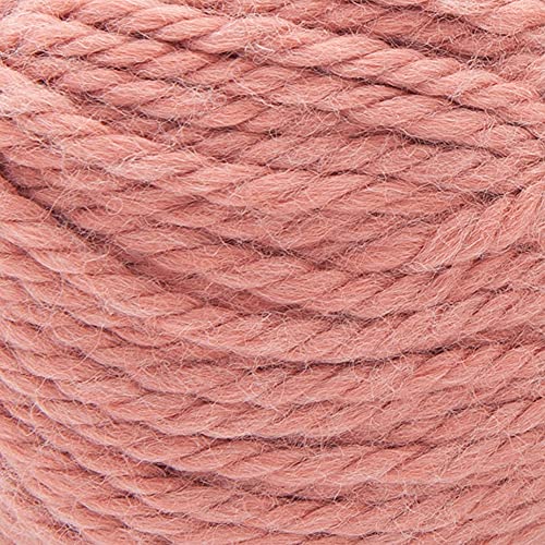Image of Lion Brand Yarn, Re-Spun Thick & Quick Yarn, Desert Sand, Pink, 3 Pack