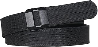 Tactial Gun Belt Quick Release Ratchet Buckle EDC Belt for Concealed Carry and Training - PAZARO
