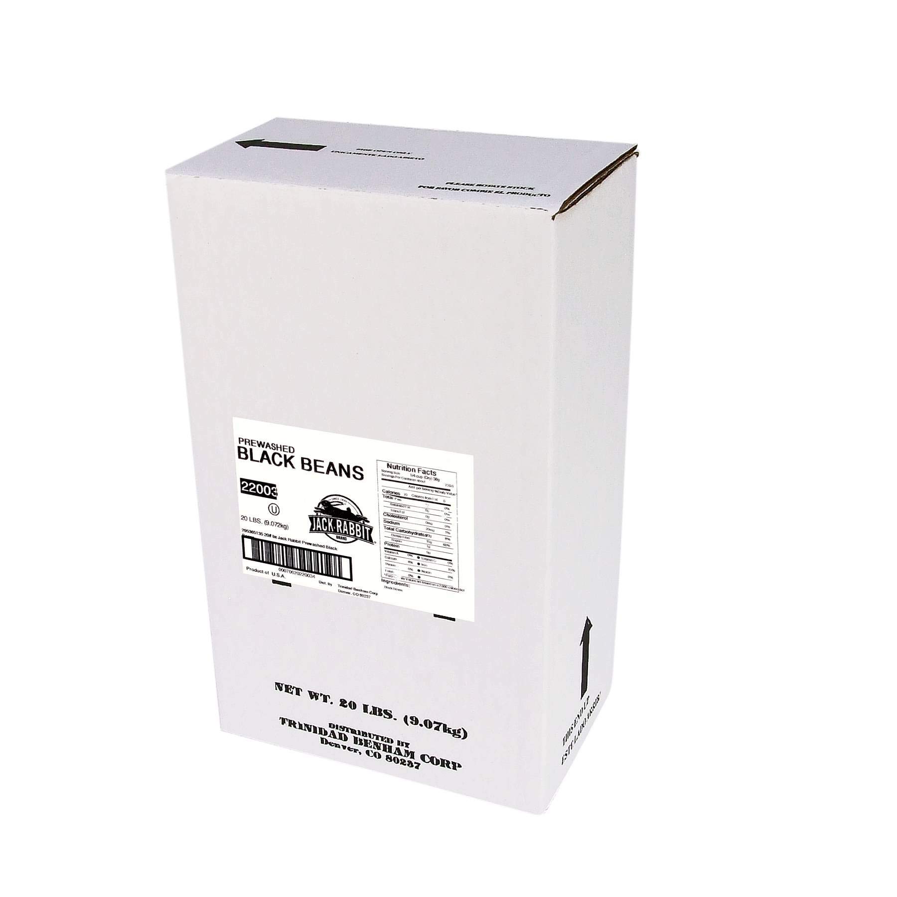 Trinidad Benham 295365135 Jack Rabbit Prewashed Black Beans 20Lbs