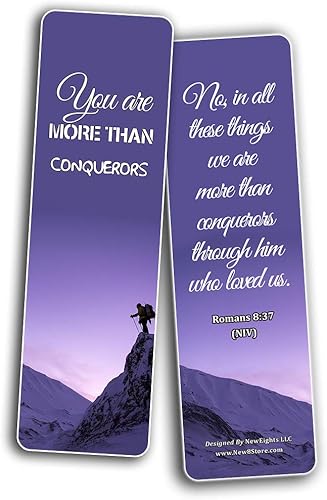 Miniatura 6 de Marcadores devocionales de versículos bíblicos para hombres (paquete de 60 unidades), regalos perfectos para la escuela dominical y los ministerios