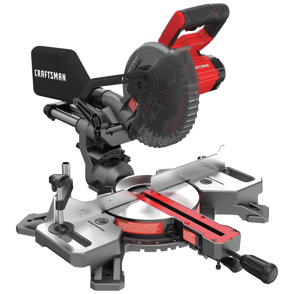 CRAFTSMAN V20 7-1/4-Inch Sliding Miter Saw Kit CRAFTSMAN V20 7-1/4-Inch Sliding Miter Saw Kit