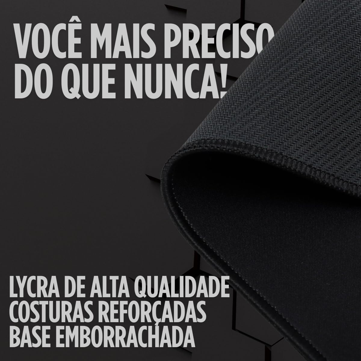 Mouse Pad Gamer Extra Grande Preto 70x35 Ultra Performance Qualidade Premium HighSpeed