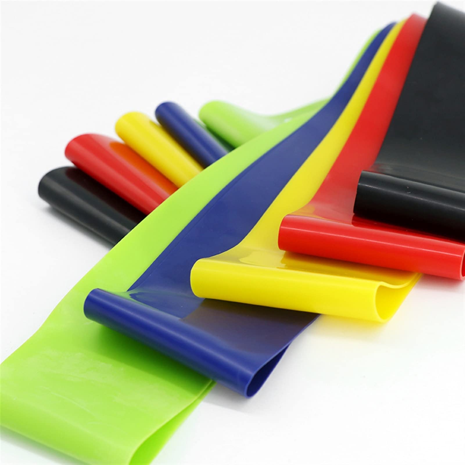 Cinturones de Yoga, Bandas de Goma de Resistencia para Yoga, Bandas elásticas para Fitness, 0,3mm-1,1mm, Entrenamiento, Fitness, Goma, Equipo de Entrenamiento Deportivo