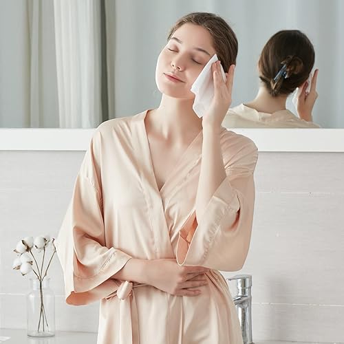 Miniatura 8 de Winner 1080 hojas de toalla facial de algodón de doble textura con certificado de seguridad OEKO-Tex, 7.87 x 7.87 pulgadas