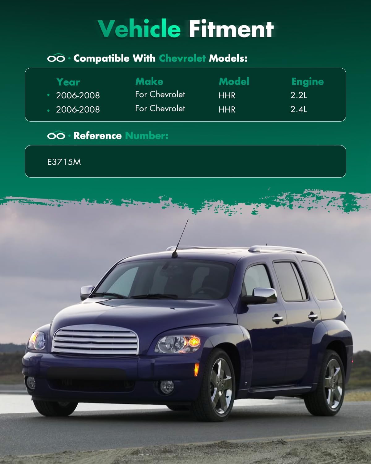 SCITOO Compatible with E3715M Fuel Pump Electrical Assembly High Performance fit 2006 2007 2008 for Chevy HHR L4-2.4L