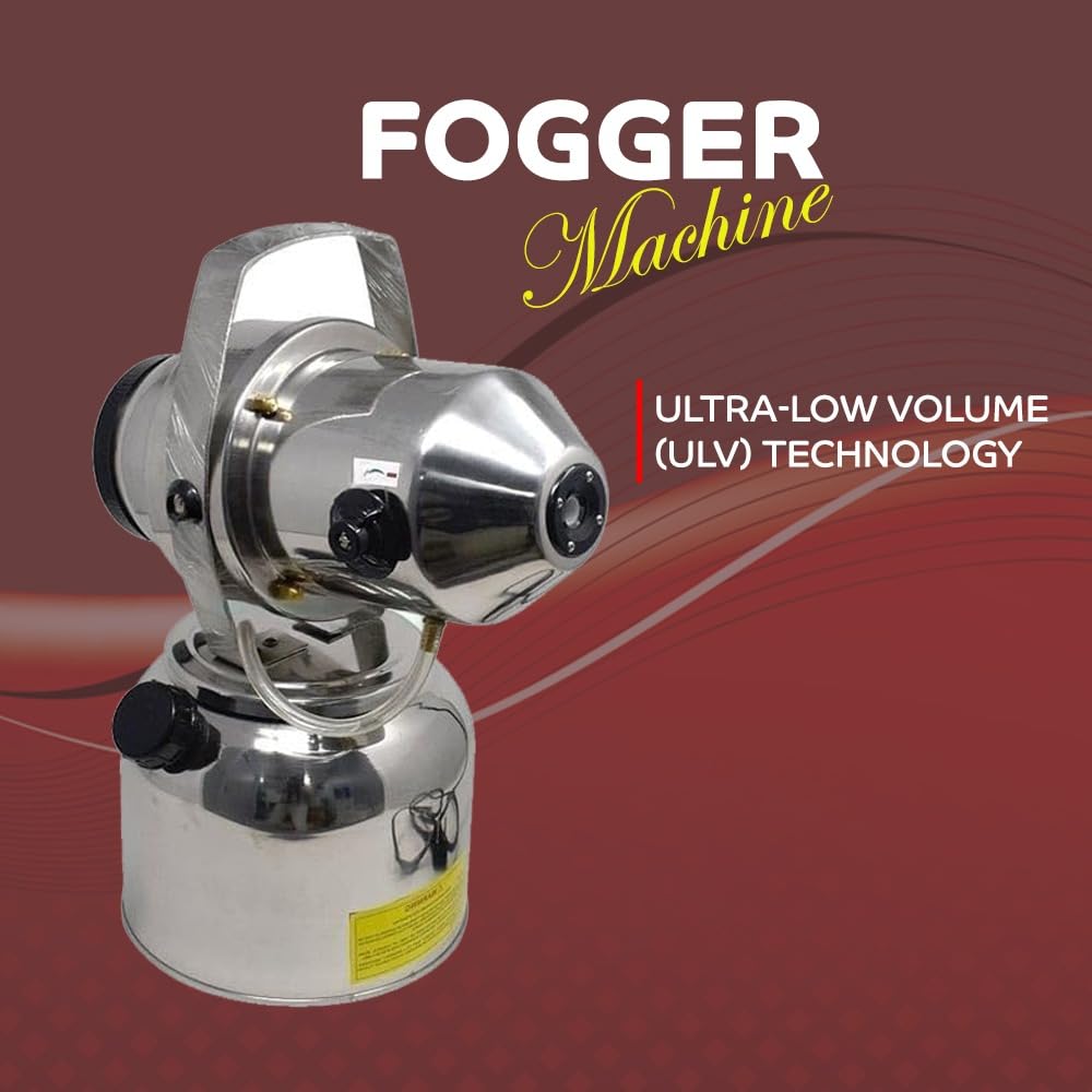 AVIS ULV Fogger Machine for Operation Theatre, ICU & Labs | Cold Disinfectant Sprayer for Medical Use | Compatible with Water-Based Solutions Portable & Electric - Silver - Image 2 thumbnail