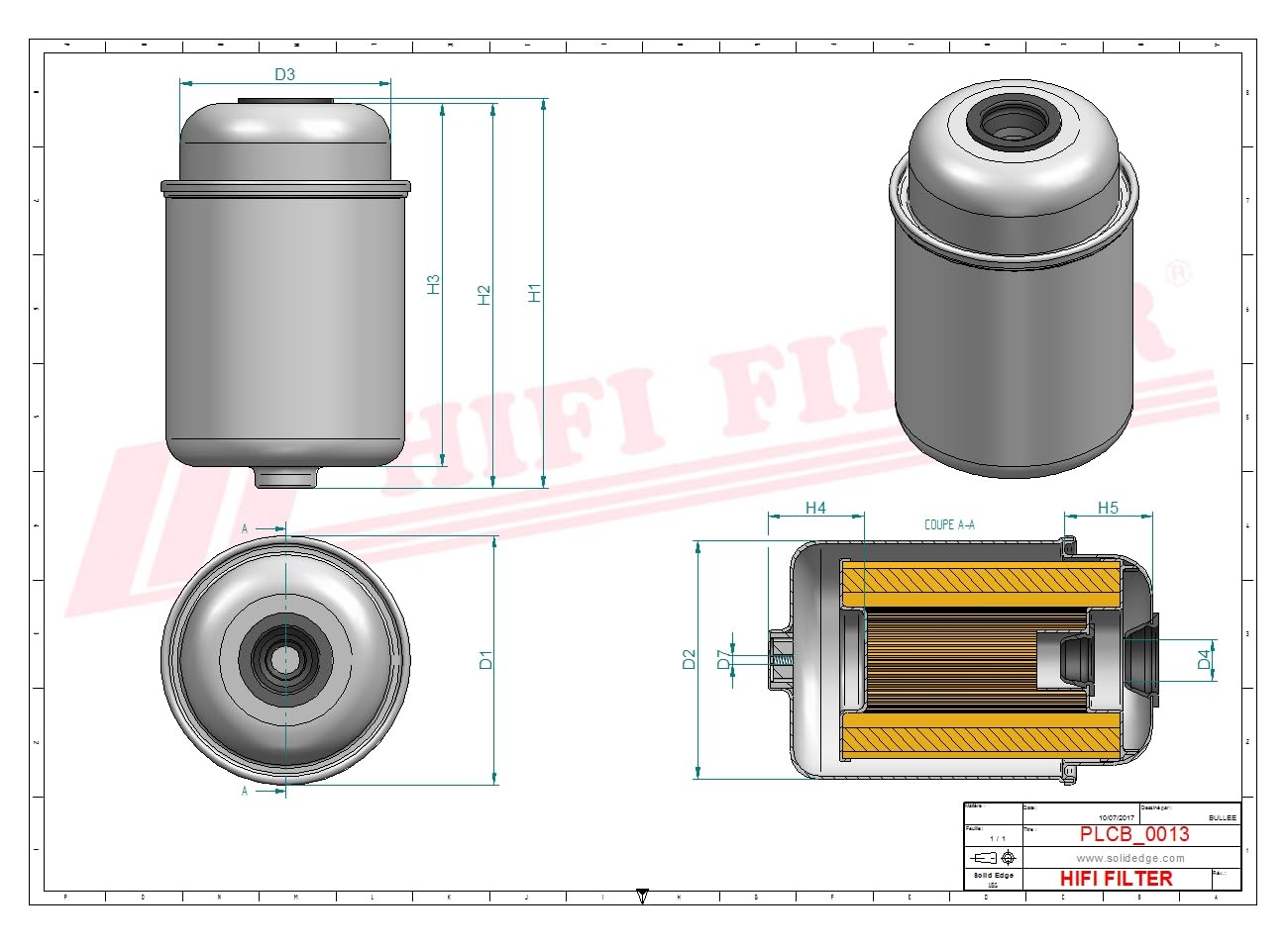 Filtro a gasolio – Sn 70406