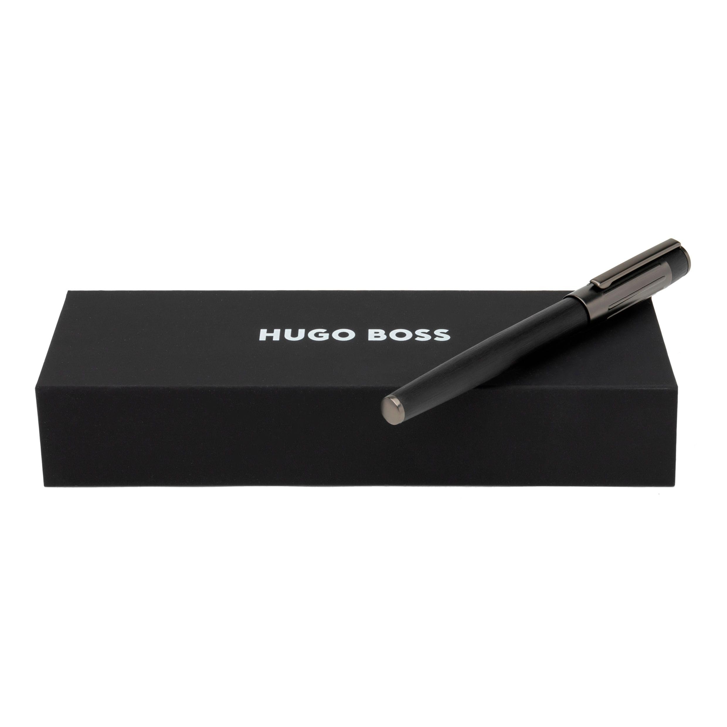 Hugo Boss Stylo Roller Gear Ribs Black