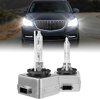 Fit for Buick Enclave (2013-2018) D3S High/Low Beam Xenon HID Headlight Bulbs, Super Bright LED HID Xenon Headlights Bulbs 6000k Cool White, Plug and Play, Pack of 2