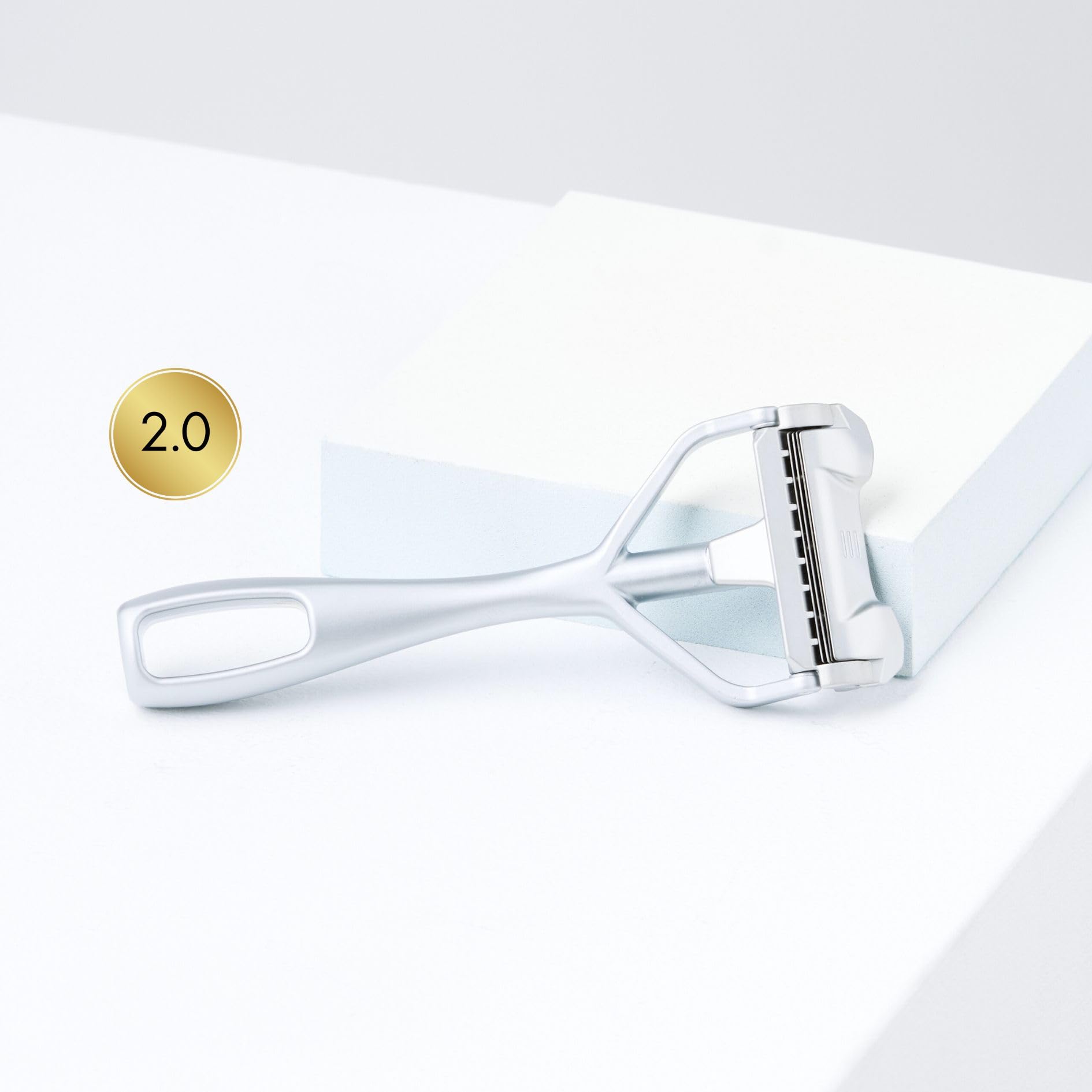 SHAVENT Compact 2.0 Schwingkopf-Rasierer, Damen Nassrasierer, Sanft & Sicher, Rasierer für Beine, Intimrasur, Bikinzone, Plastikfrei, Nachhaltig, Langlebig, Made in DE, Magnetischer Schwingkopf