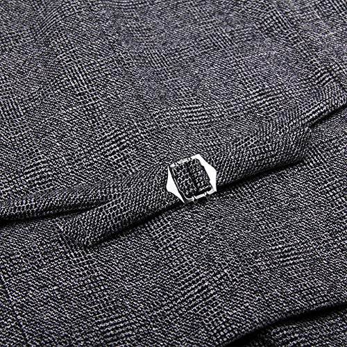 Mens Formal Slim Fit Suit Vest Wool Tweed Herringbone Sleeveless Jacket Waistcoat for Tuxedos4