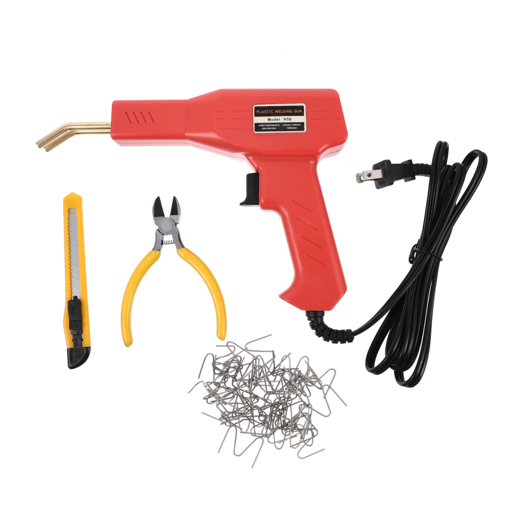 OSALADI Auto Body Repair Tool Bumper Repair Machine Set Car Hot Stapler Plastic Hot Stapler Easy Operation Handle