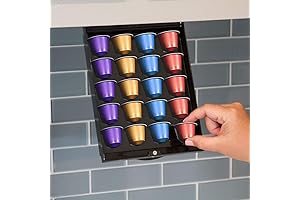 EZ-Shelf Nespresso Pods Holder Under Cabinet Drawer Storage Organizer