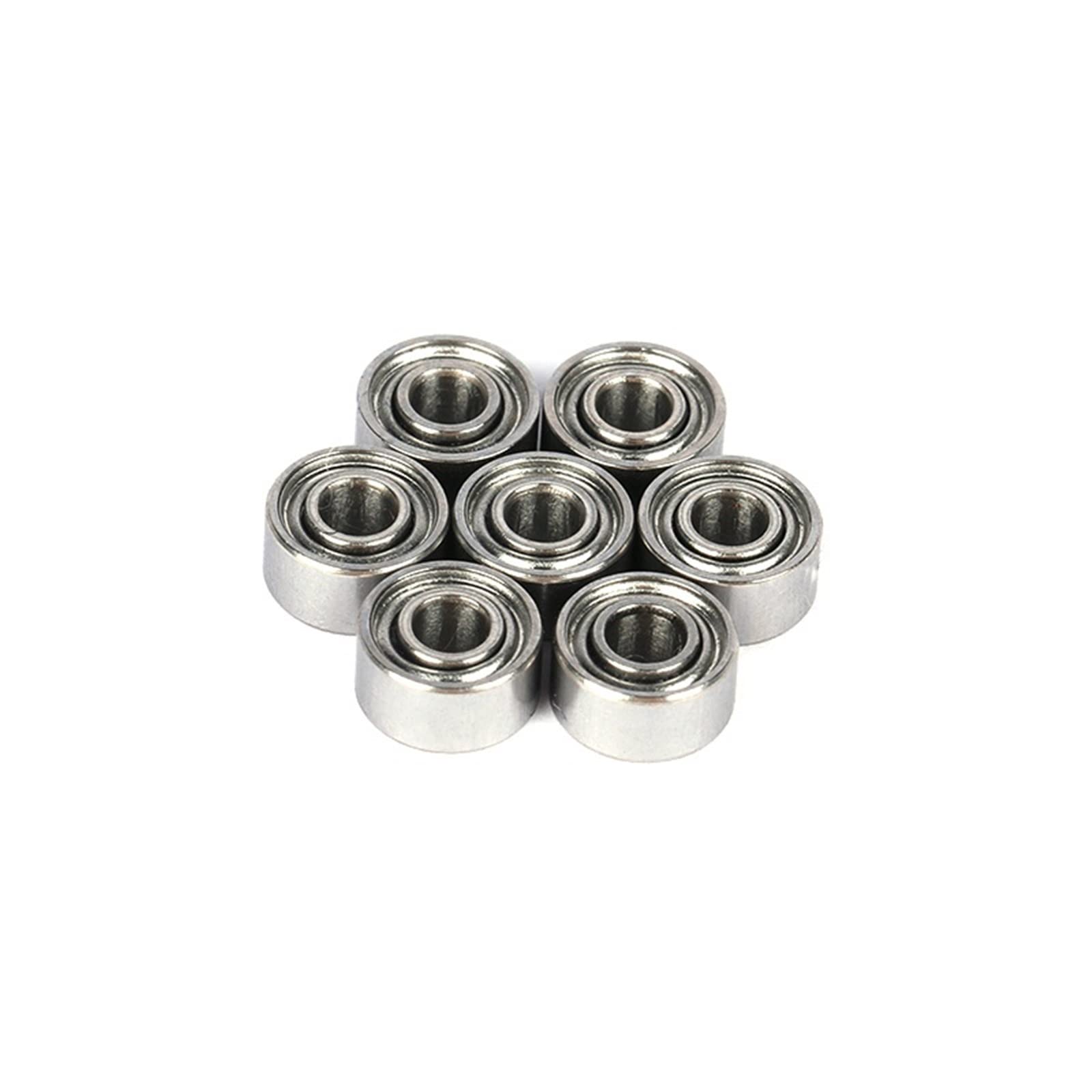 Industrial Bearings 10 pièces roulements à billes en acier inoxydable 2X5X2.5mm roulements de modèle RC for Ball Bearing Skate Bearings