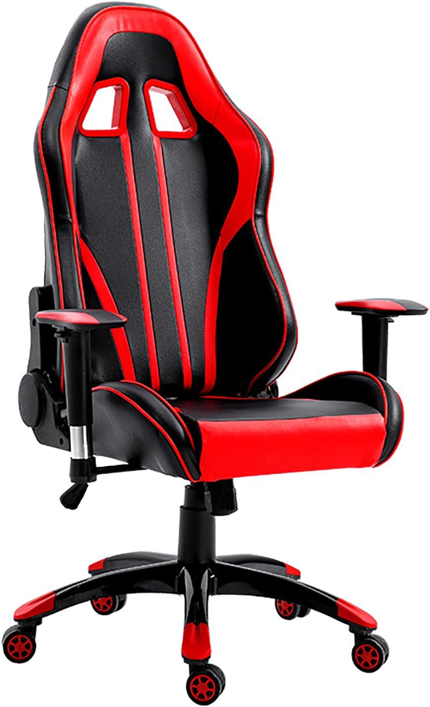 WYB Silla de Juego, Silla ergonómica giratoria Completa de 360 Grados, Silla de Oficina en el hogar, Silla Deportiva de café de Internet, Altura Ajustable
