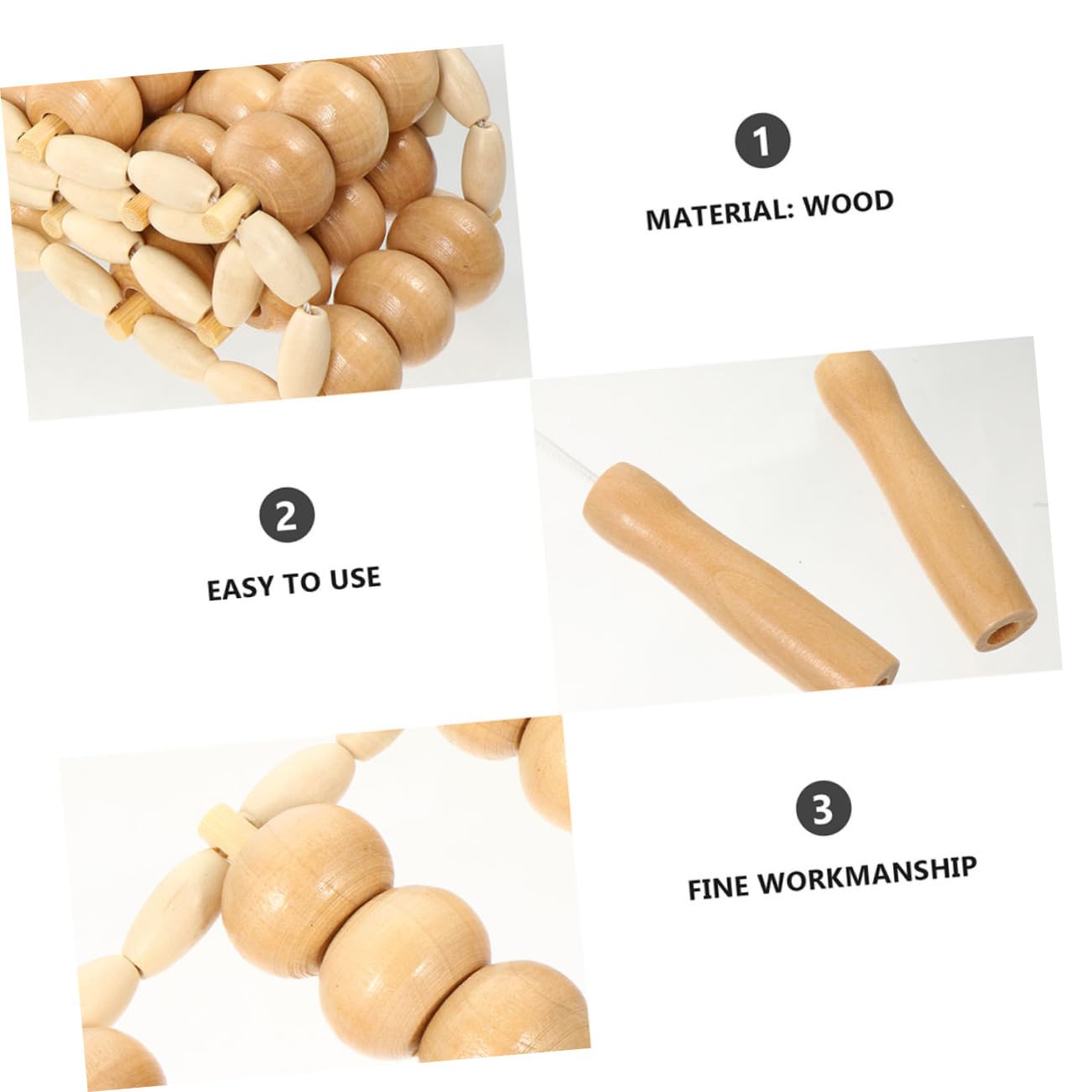 PACKOVE Guasha De Madera Para Masaje Linfático Herramienta Creativa De Gua Sha Ventosas Chinas Para Relajarse