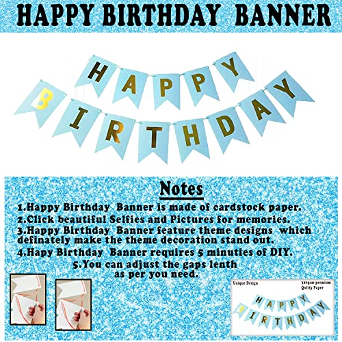 Party-Propz-Blue-With-Silver-Happy-Birthday-Decoration-Items-Kit-Combo-Set-Birthday-Bunting-Silver-Foil-Curtain-Metallic-Balloons-34-pieces