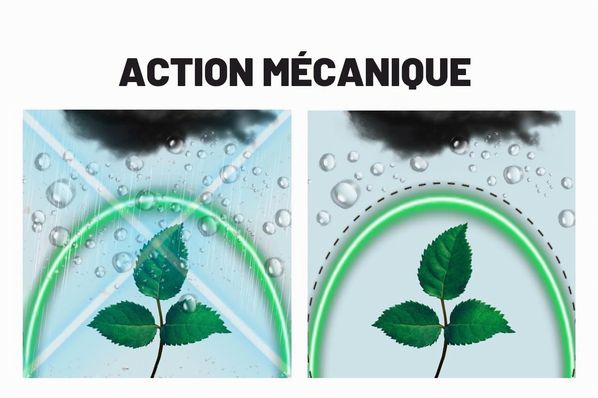 Film de serre 6-8 m de large | Film de jardin hautement transparent et résistant aux déchirures pour couvertures extérieures | Toile de protection résistante aux intempéries et aux UV pendant