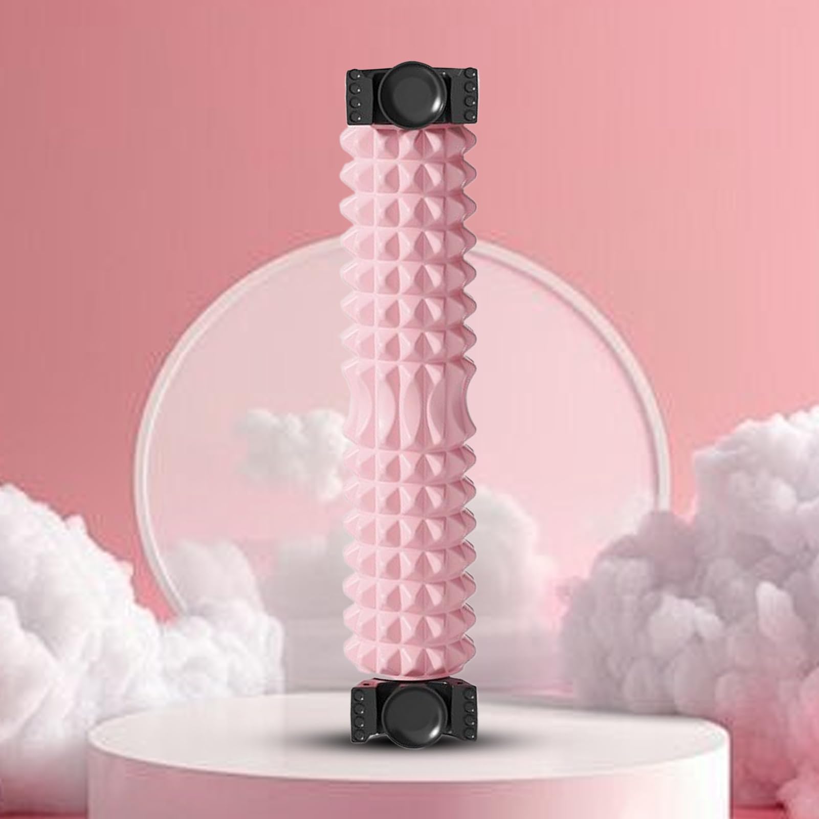 Rullo In Schiuma - Strumento Per Massaggio Muscolare E Stretching 58 cm - Rullo in Schiuma per Muscoli - Per Stretching Corporeo Recupero Allenamento E Profondi