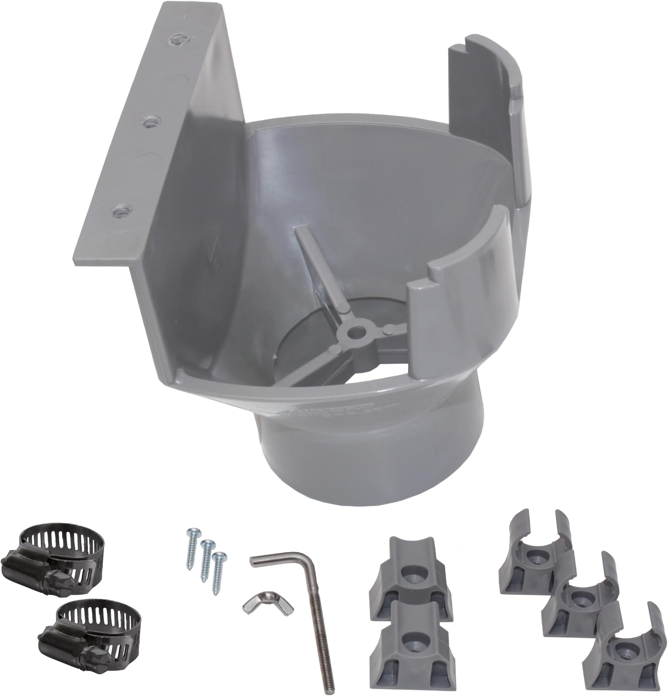 Universal Multi-Drain Air Gap for Condensates, Water Softeners and Water Filters with 1/2-inch and 3/4-inch PVC and Copper Pipe Adapters (AG180-002, GAP-A-DRAIN)