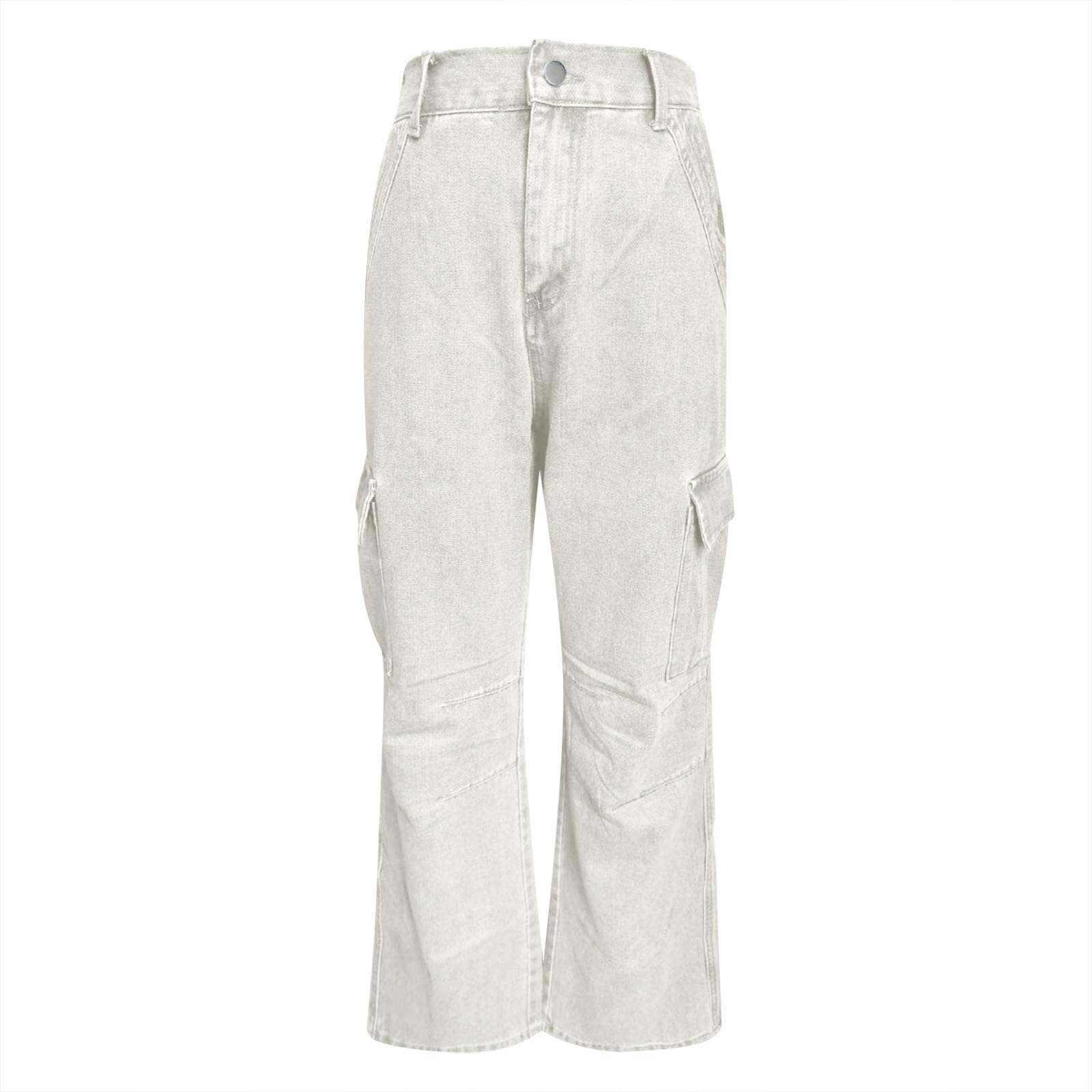 Pantalones Vaqueros Mujer Jeans Pantalón Elasticos Tejanos Rectos Casual Anchos Ropa Ligero Baggy Invierno Primavera Tallas Grandes