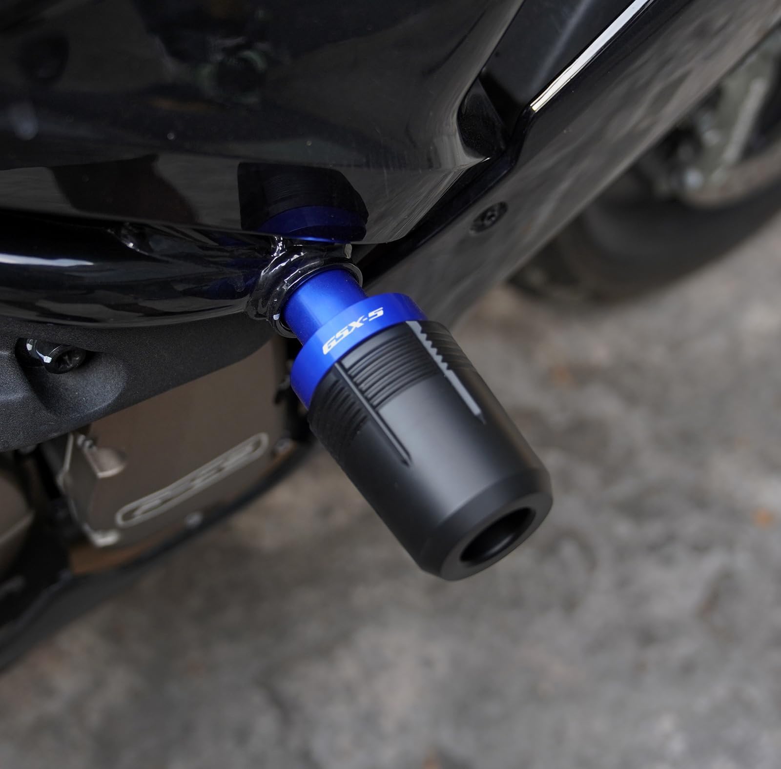 Moto Accessori per Suzuki GSX-S GSX-S750 GSX-S1000 GSXS 750 1000 GSXS750 GSXS1000 Tamponi Paratelaio Protezione del Telaio (Blu)