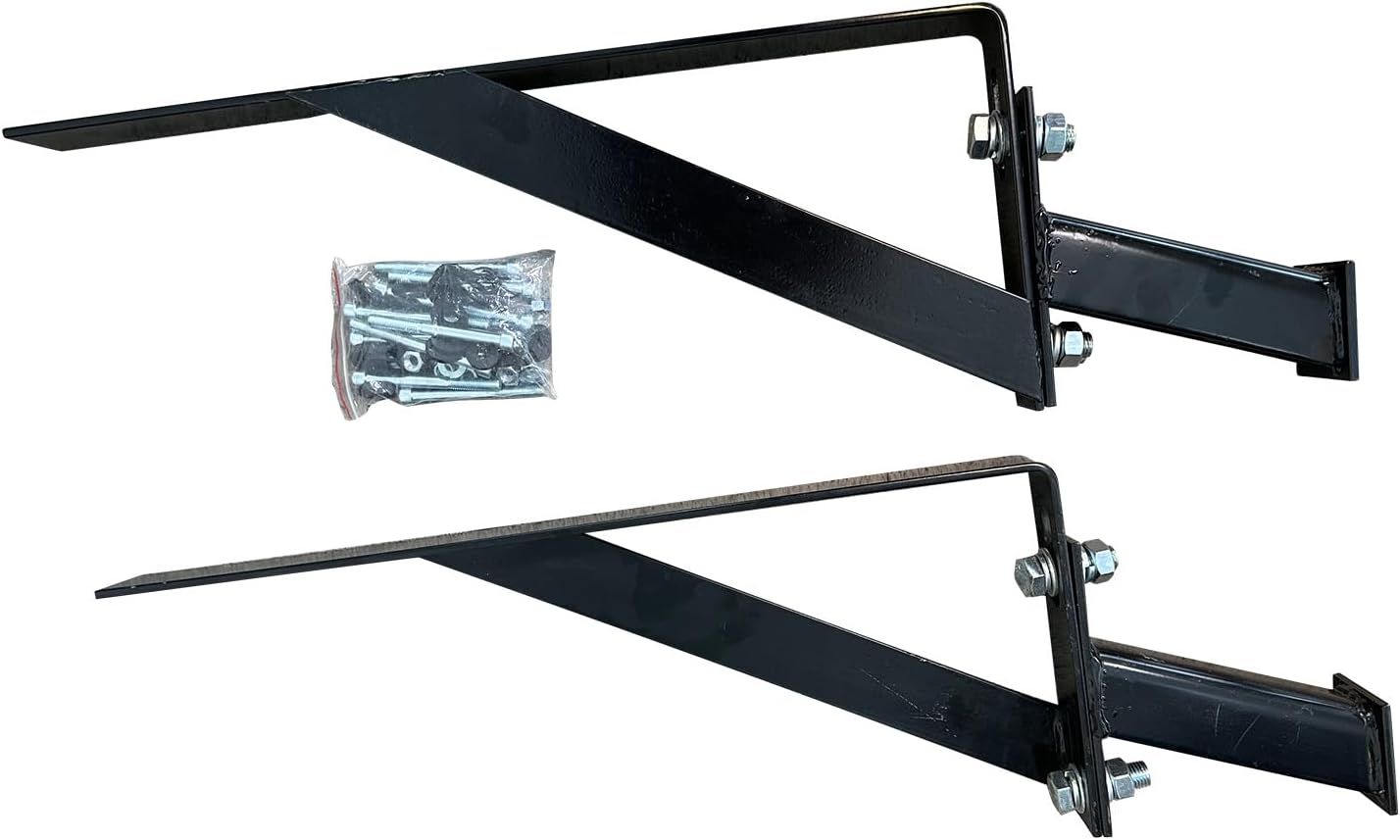 Adjustable Universal Center 1/2 Fender Mounting Bracket -LH Driver&RH Passenger Side, for Semi-Truck Peterbilt,Mack Kenworth Freightliner, for Most Trucks