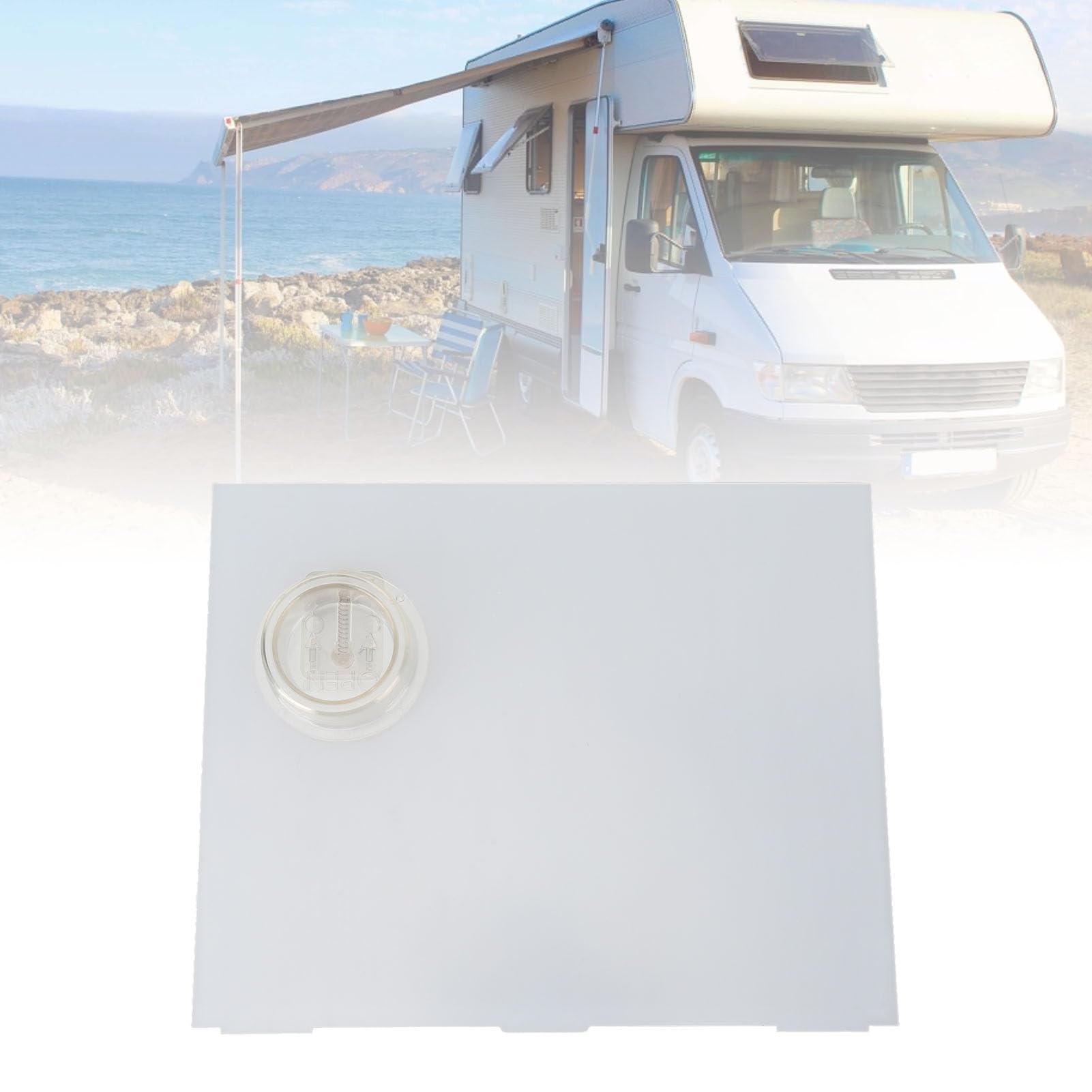 Remplacement de RV Outil Multifonctionnel Glissant 12x9 75inch Restaurer l'ouverture de l'installation Bouton Facile à Basculer avec Panneau Universel 239061 Écran VRS