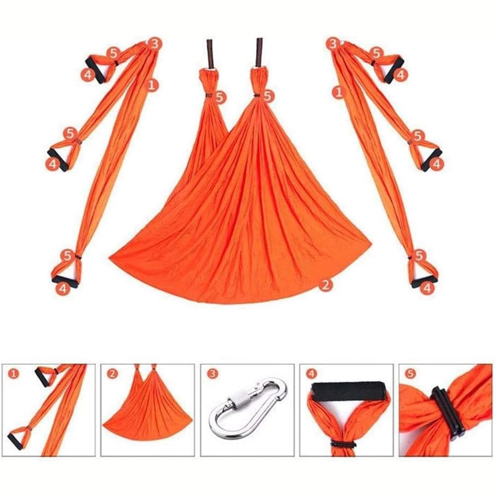 Yoga AéReo, Trapecio De Hamaca De Yoga, Columpio De Hamaca De InversióN De Yoga, Cuerda De TraccióN AéRea No EláStica para Yoga, para Yoga, Pilates Antigravedad