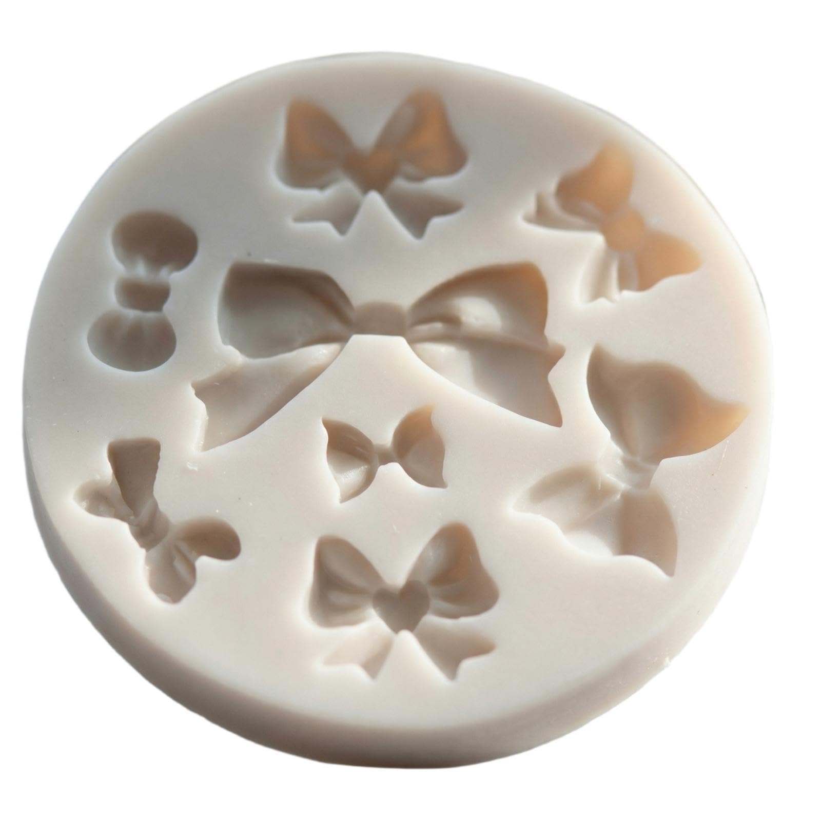 Bow Knot Silicone Fondant Mould – Sugar Craft Cake Decoration Mould – Reusable Silicone Bow Mould for Baking and DIY Projects