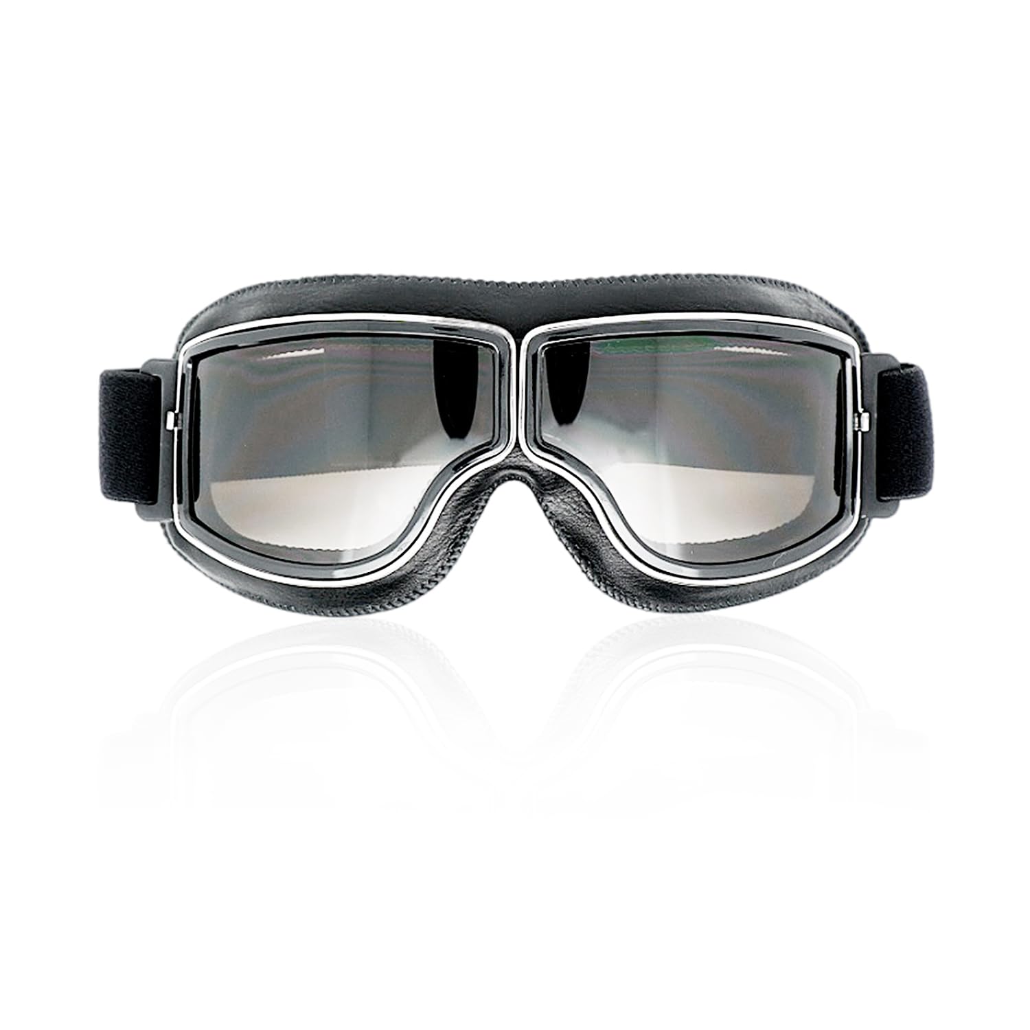 1 Piece Retro Windproof Goggles - Motorcycle Glasses Accessory (Brown)