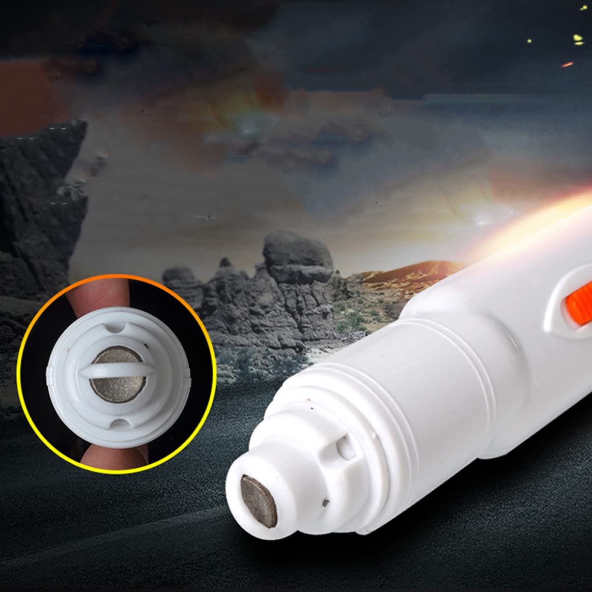 POPETPOP 3pezzi Tagliaunghie per Domestici Smerigliatrice Silenziosa per Unghie Strumento Unghie Batteria Design