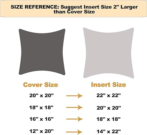 Miniatura 2 de Mayler Yee Fundas de almohada bohemias, fundas de almohada de 18 x 18 pulgadas con borlas para sala de estar, algodón y arpillera texturizada a