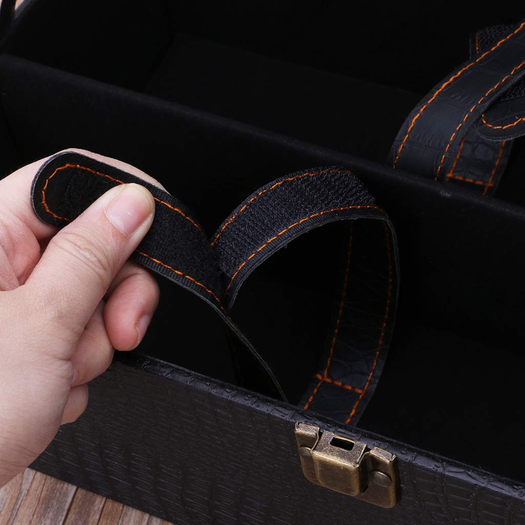 boîte de Bouteille de vin en Cuir Sac de Luxe 2 vin Rouge Champagne fourre-Tout poignée de Transport étui de Voyage Organisateur Cadeau