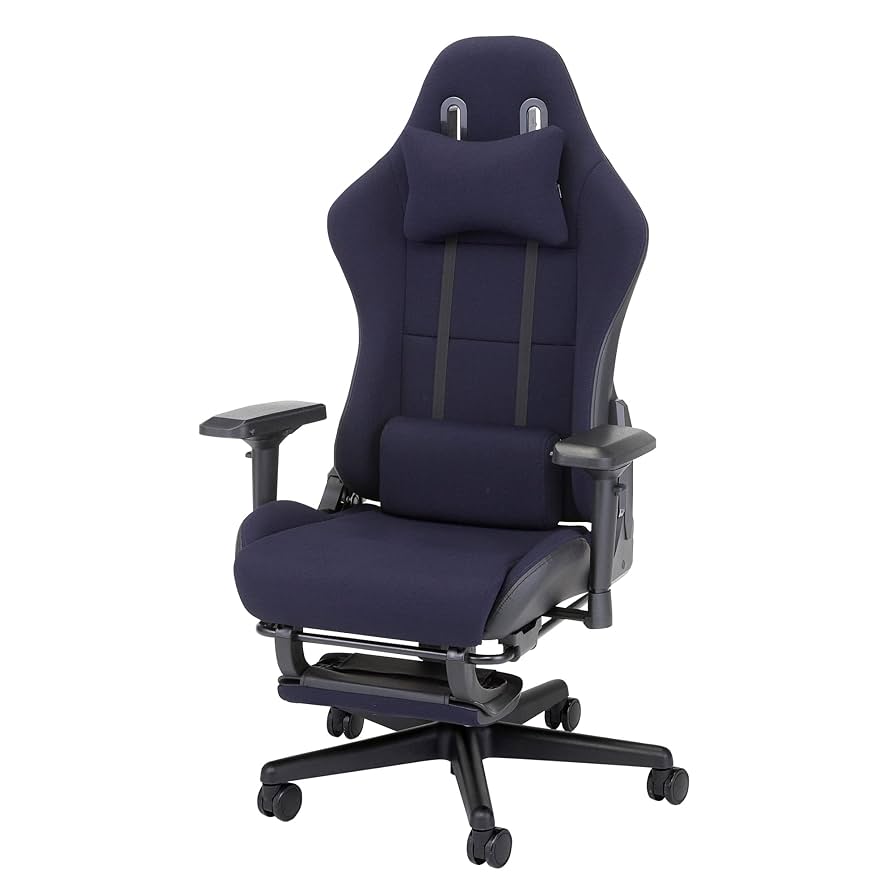 ☆yukia(＊◕ᴗ◕＊)☆ 椅子① 楽天市場】ゲーミングチェア ファブリック オットマン付