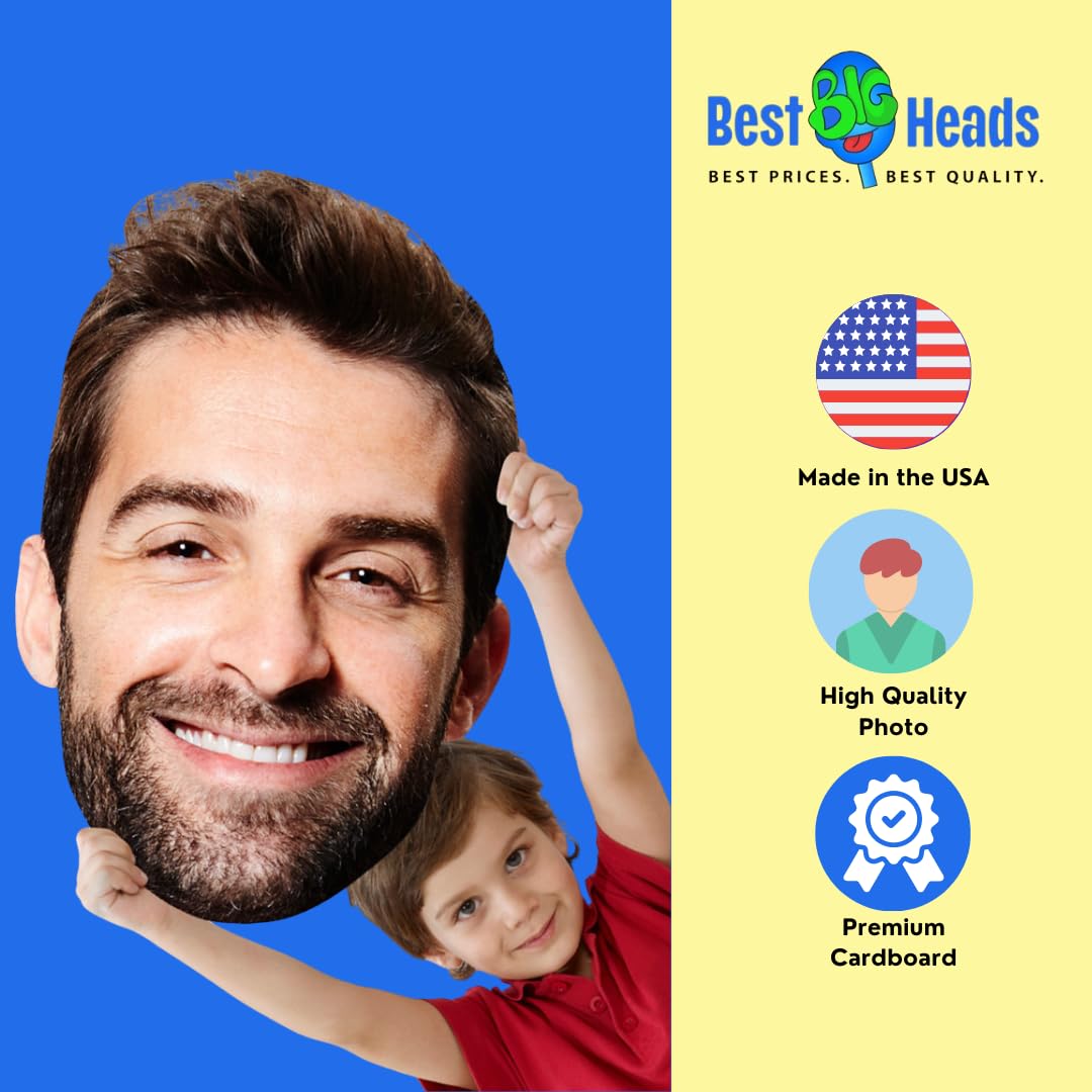 Best BIG Heads™ Kid Sport Hero Cutouts™ (2-ft Giant Head, Single Pack)