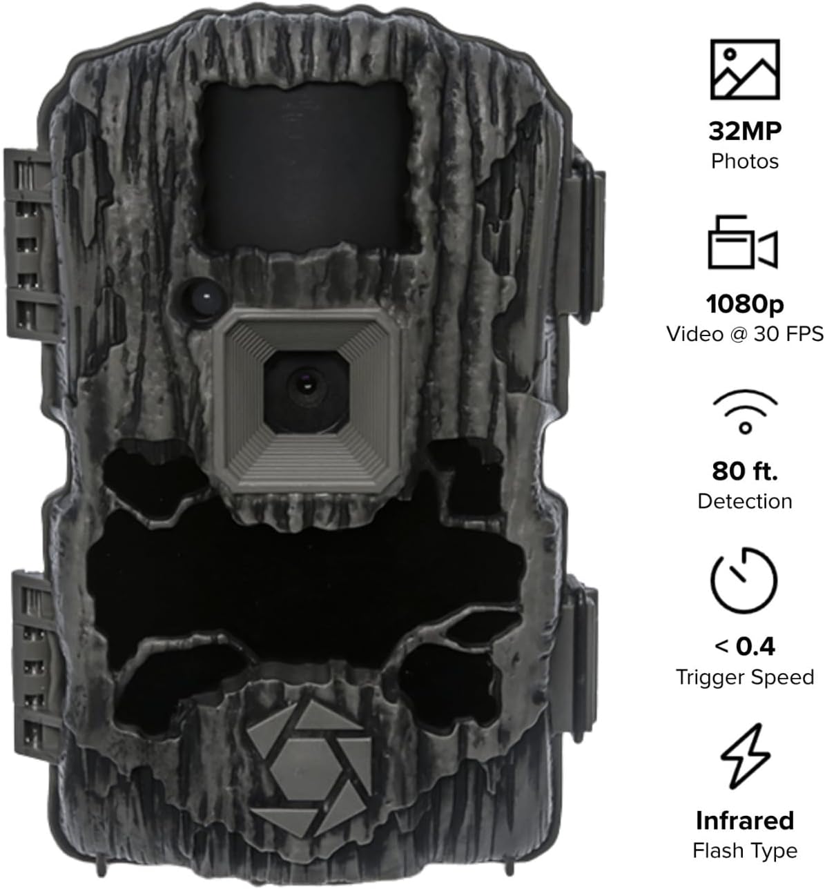 Stealth Cam GMAX32-32MP 1080p HD Video Trail Camera, Basic Bundle, 2pk (5 Items)
