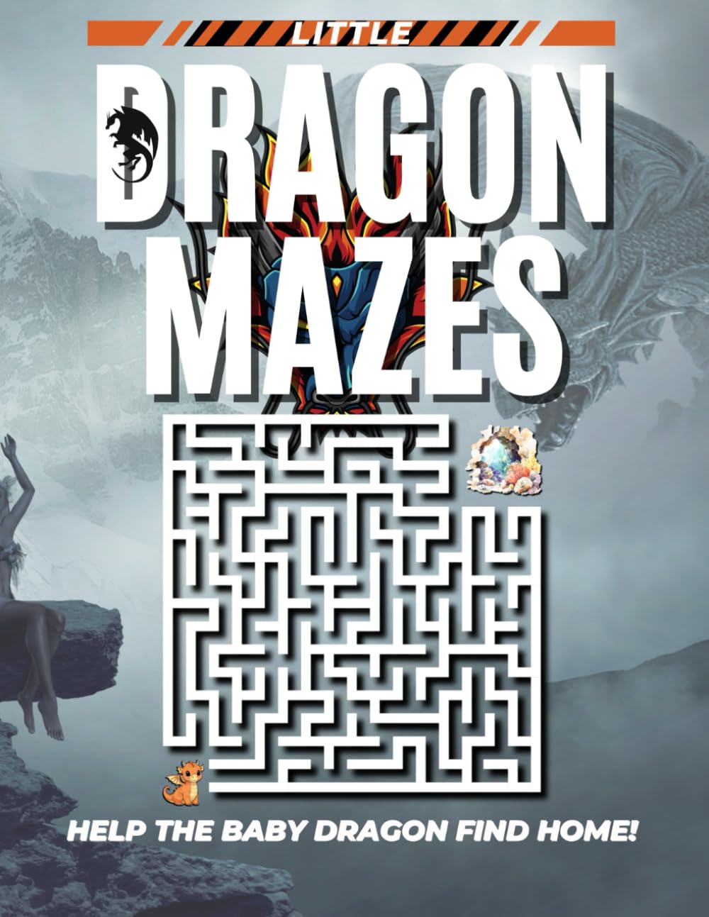 Little Dragon Mazes: Help the Baby Dragon Find Home!