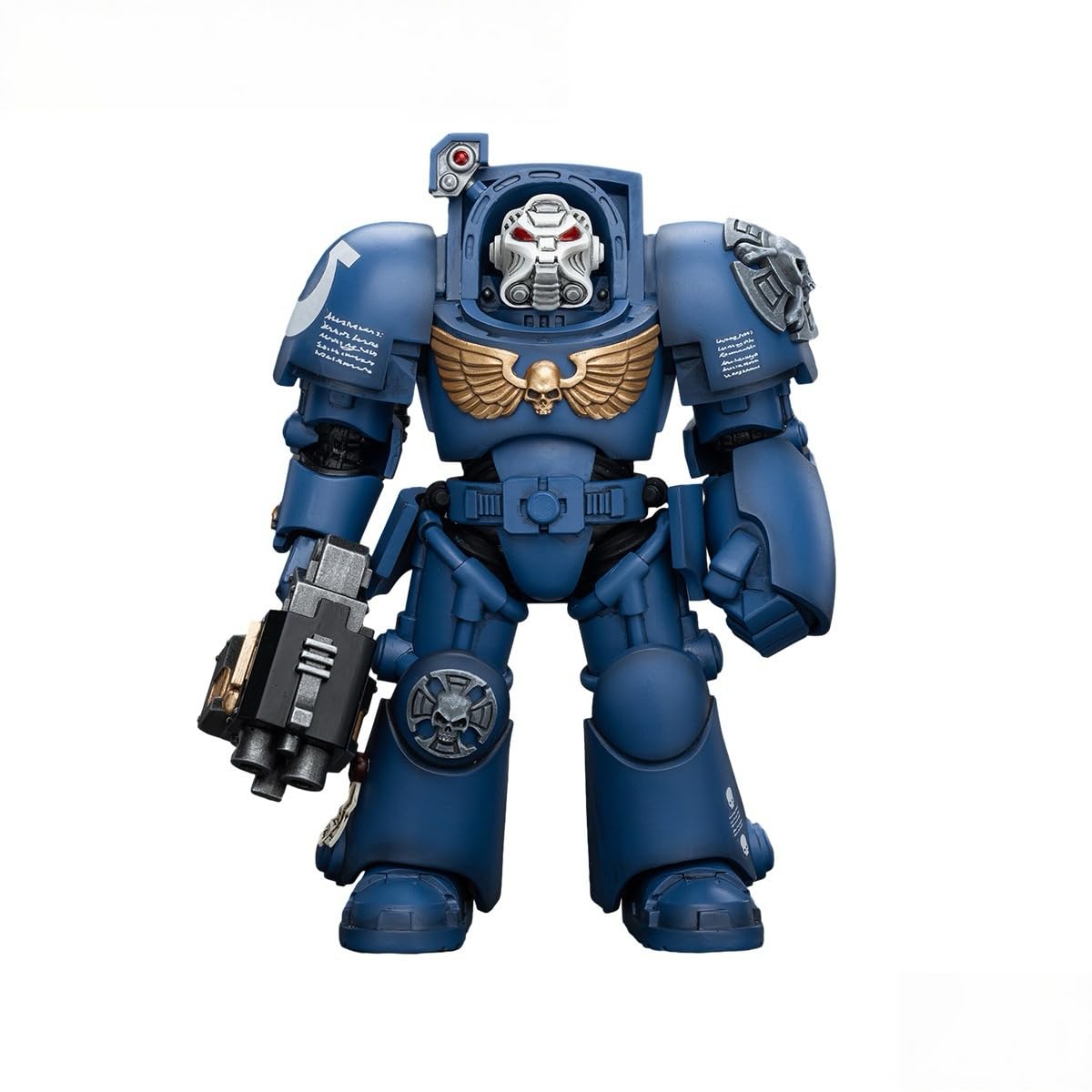 JOYTOY Warhammer 40,000 1/18 Action Figure Ultramarines Terminator Squad Terminator with Storm Bolter Collection Model Birthday gifts — image 1