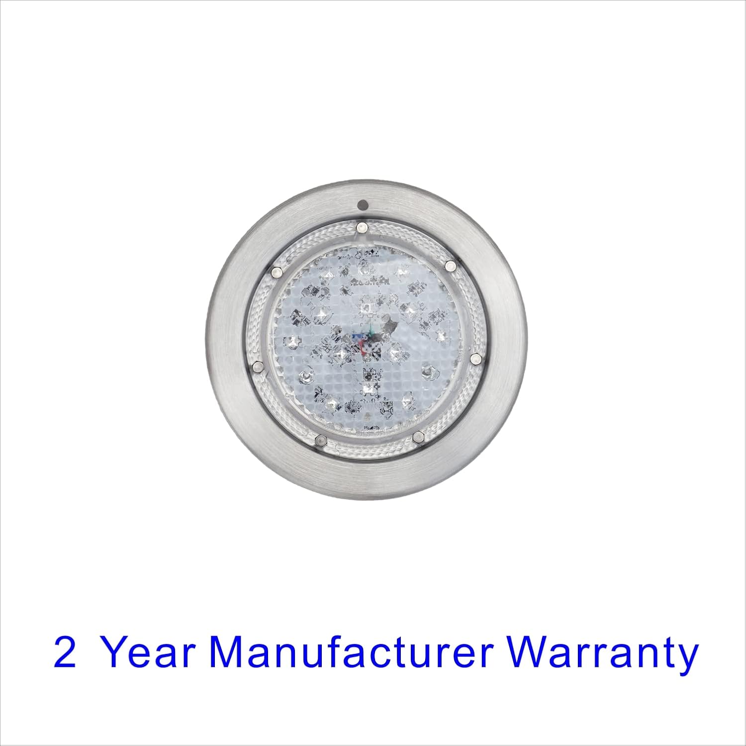 Voswitch Poolexa SS0650X 6 inch Small LED Color Inground Pool/Spa Light for Wet Niche with 50 Foot Cord (Controller Included)