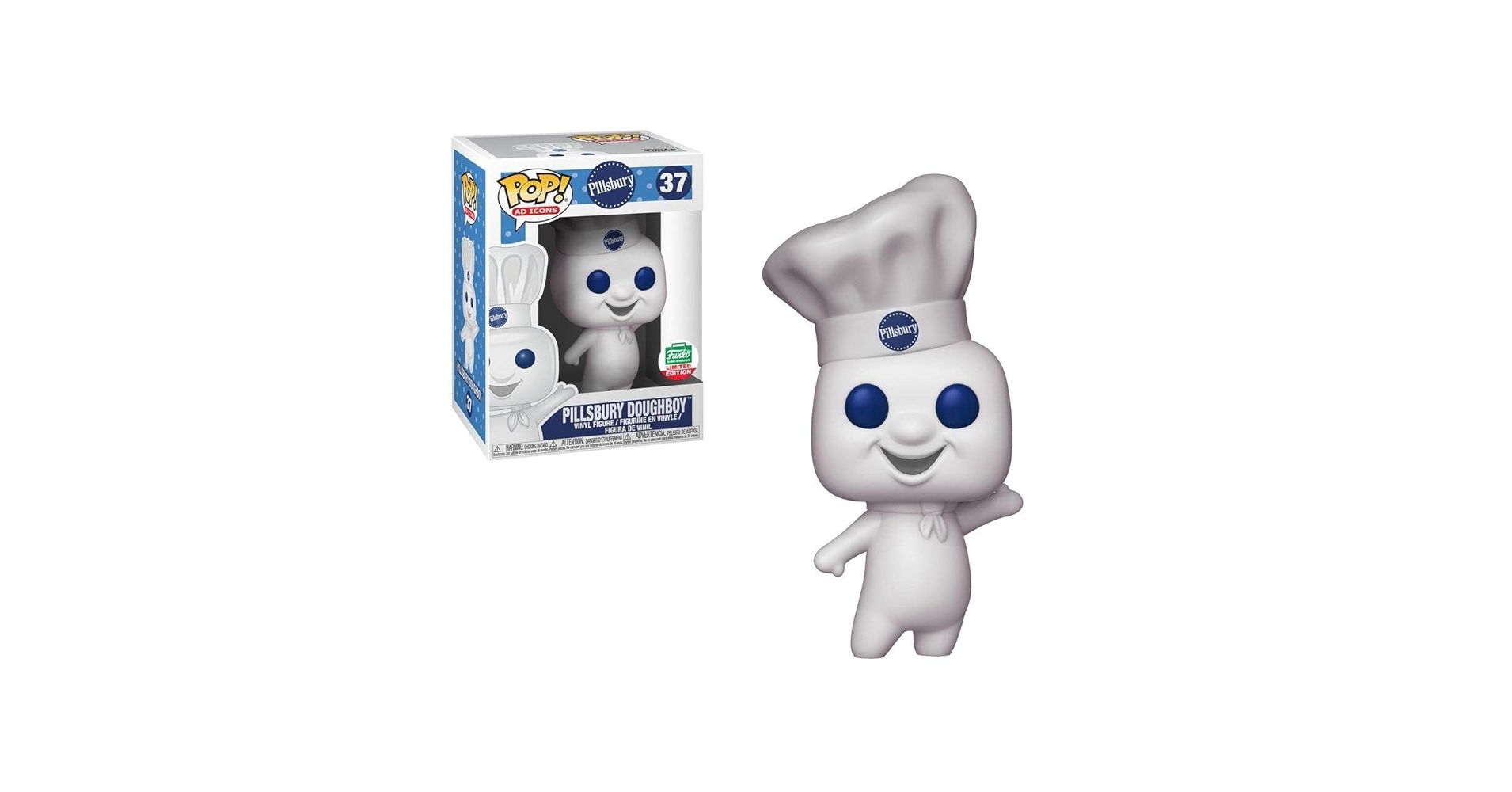 Amazon.com: Funko Pop! Ad Icon Pillsbury Doughboy Exclusive