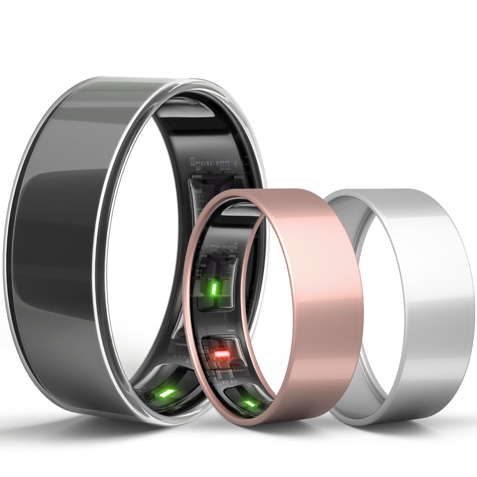 sylacor Ring Cover Compatible with Oura Ring Gen 4/Oura Gen 3, Durable Scratch-Resistant TPU Protecter for Women Men for Gym and Working Out (Silver+